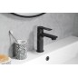 Sapho Pax - Mitigeur de lavabo, noir mat XA02/15