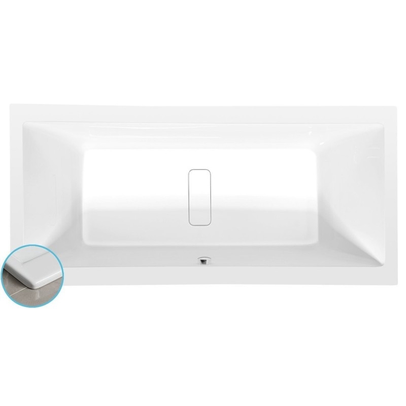 MARLENE SLIM Bain rectangulaire 190x90x48cm, blanc MARLENE SLIM Bain rectangulaire 190x90x48cm, blanc