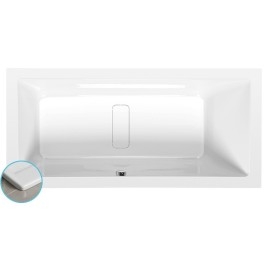 Baignoire rectangulaire MARLENE SLIM 170x80x48cm, blanche
