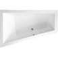Baignoire asymétrique TRIANGL L SLIM 180x120x50cm, blanche Baignoire asymétrique TRIANGL L SLIM 180x120x50cm, blanche