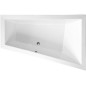 TRIANGL R SLIM Bain asymétrique 180x120x50cm, blanc TRIANGL R SLIM Bain asymétrique 180x120x50cm, blanc