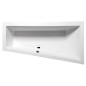 ANDRA R SLIM Bain asymétrique 170x90x45cm, blanc ANDRA R SLIM Bain asymétrique 170x90x45cm, blanc