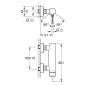 Grohe Essence - Mitigeur de douche, supersteel 33636DC1