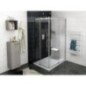 DRAGON Porte de douche pour coin entrée 900 mm, verre clair