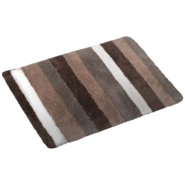 Matelas antidérapant 60x90cm , microfibre polyester/brun