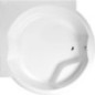 ROYAL Corner Round Bath avec support. Cadre 173x173x49cm, Blanc ROYAL Corner Round Bath avec support. Cadre 173x173x49cm, Blanc