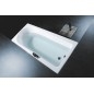 LISA Bain rectangulaire 160x70x47cm, Blanc LISA Bain rectangulaire 160x70x47cm, Blanc