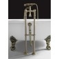 REGATA Freestanding Bath 175x85x61cm, Bronze Legs, White