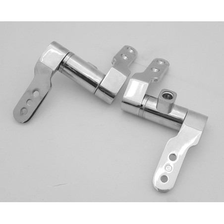 Charnières pour siège toilette 418801, 418840, chrome