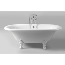REGATA Freestanding Bath 175x85x61cm, White Legs, White