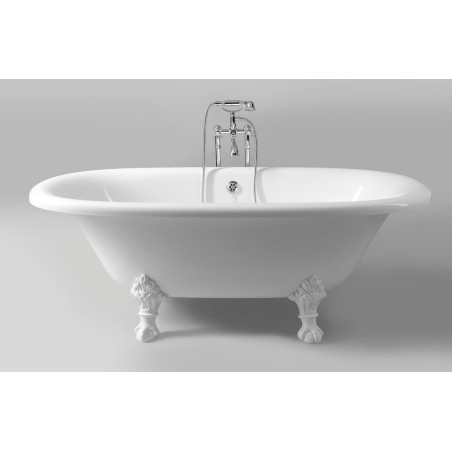 REGATA Freestanding Bath 175x85x61cm, White Legs, White