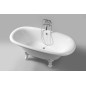 REGATA Freestanding Bath 175x85x61cm, White Legs, White