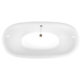 REGATA Freestanding Bath 175x85x61cm, White Legs, White