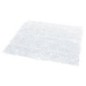 RIVER Douche Mat 54x54 cm, Non-dérapant, PVC, transparent
