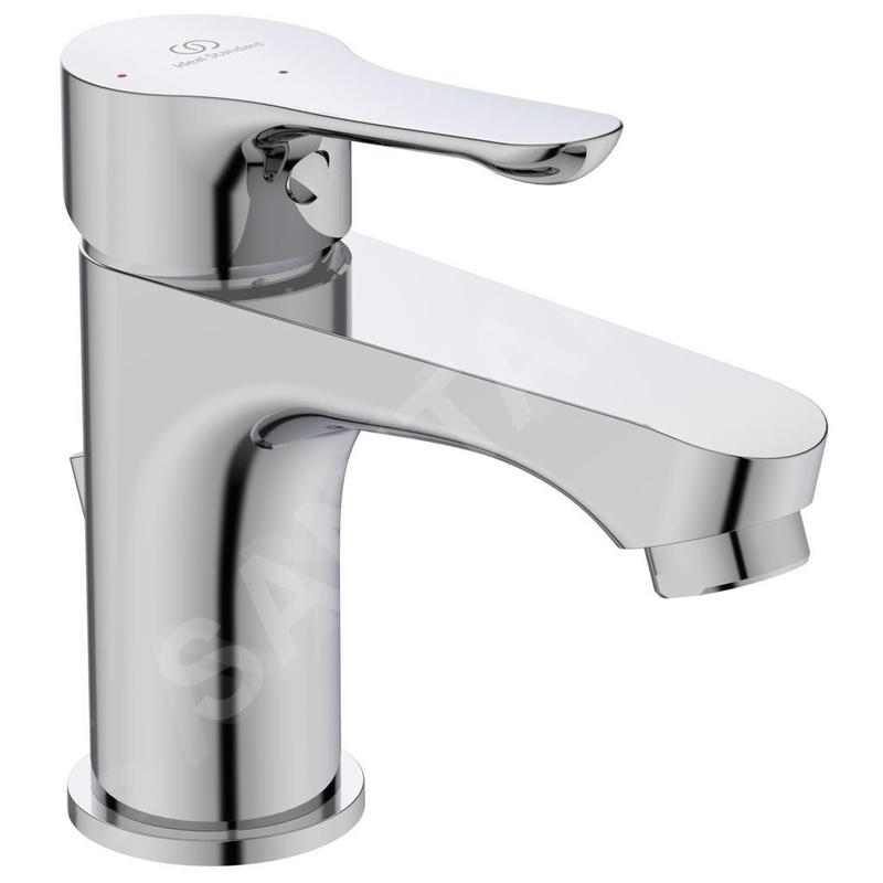 Ideal Standard Alpha - Mitigeur de lavabo avec garniture de vidage BlueStart, chrome BC648AA