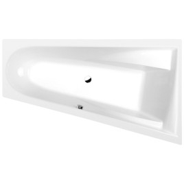 CHIQUITA R Bain asymétrique 170x100x45cm, Blanc