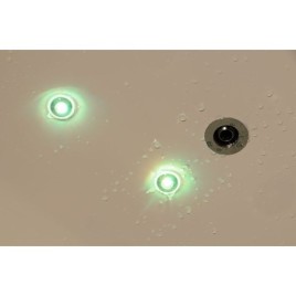 Chromothérapie spot RGB, 8 LED