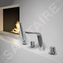 Steinberg 260 - Mitigeur sur le bord de baignoire, installation 4 trous, chrome 260 2400