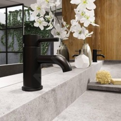 Steinberg 100 - Mitigeur de lavabo, noir mat 100 1010 S