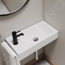 Steinberg 100 - Mitigeur de lavabo, noir mat 100 1010 S