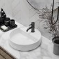 Steinberg 100 - Mitigeur de lavabo, noir mat 100 1010 S