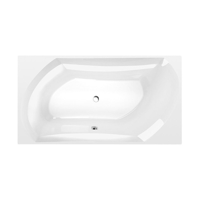 SALSA Bain rectangulaire 190x100x47cm, Blanc SALSA Bain rectangulaire 190x100x47cm, Blanc