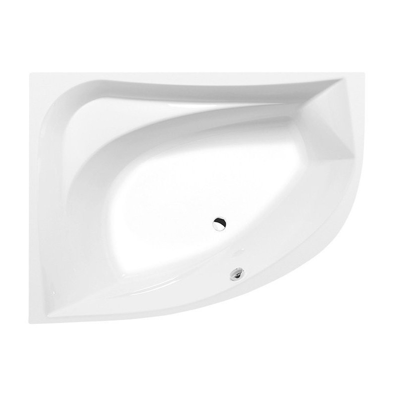 TANYA L Bain Asymétrique 160x120x49cm, Blanc TANYA L Bain Asymétrique 160x120x49cm, Blanc
