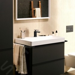 Hansgrohe Tecturis E - Mitigeur de lavabo, CoolStart, EcoSmart, noir mat 73001670