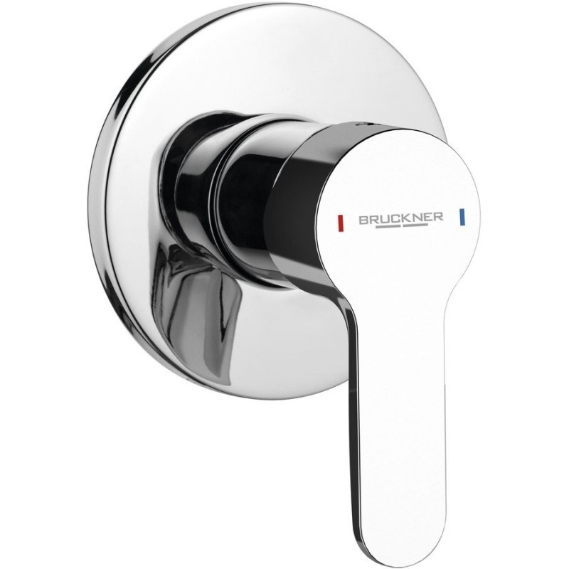 SIEGER Robinet de mélangeur de douche en béton, 1 voie, chrome