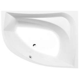 TANYA R Bain Asymétrique 160x120x49cm, Blanc
