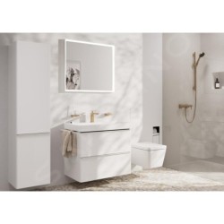 Hansgrohe Tecturis E - Mitigeur de lavabo, EcoSmart, bronze brossé 73011140