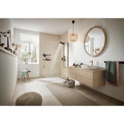 Hansgrohe Tecturis S - Mitigeur de lavabo, EcoSmart, bronze brossé 73311140