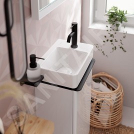 Hansgrohe Tecturis S - Bonde de lavabo, EcoSmart, noir mat 73313670