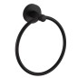 SAMBA porte-serviettes cercle, noir
