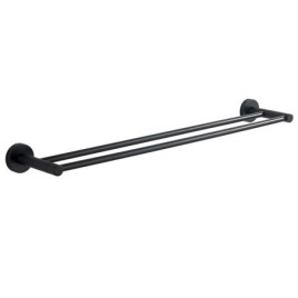 SAMBA porte-serviettes double 600x120mm, noir