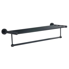 Porte serviette SAMBA avec rail, noir