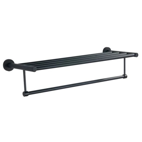 Porte serviette SAMBA avec rail, noir