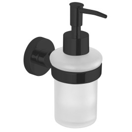 SAMBA distributeur de savon 150ml, verre glacé, mat noir