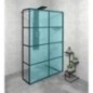 CURE BLACK Vitrine 350 mm, verre clair