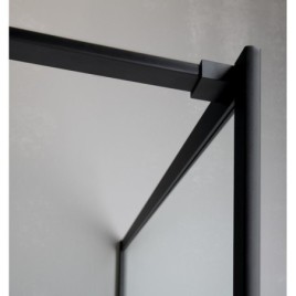CURE BLACK Vitrine 800 mm, verre clair