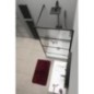 CURE BLACK Vitrine 800 mm, verre clair