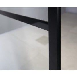 CURE BLACK Vitrine 800 mm, verre clair