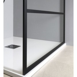 CURE BLACK Vitrine 800 mm, verre clair