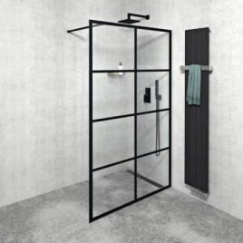 CURE BLACK Enclosion 1200 mm, verre clair