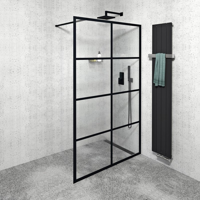 CURE BLACK Enclosion 1200 mm, verre clair