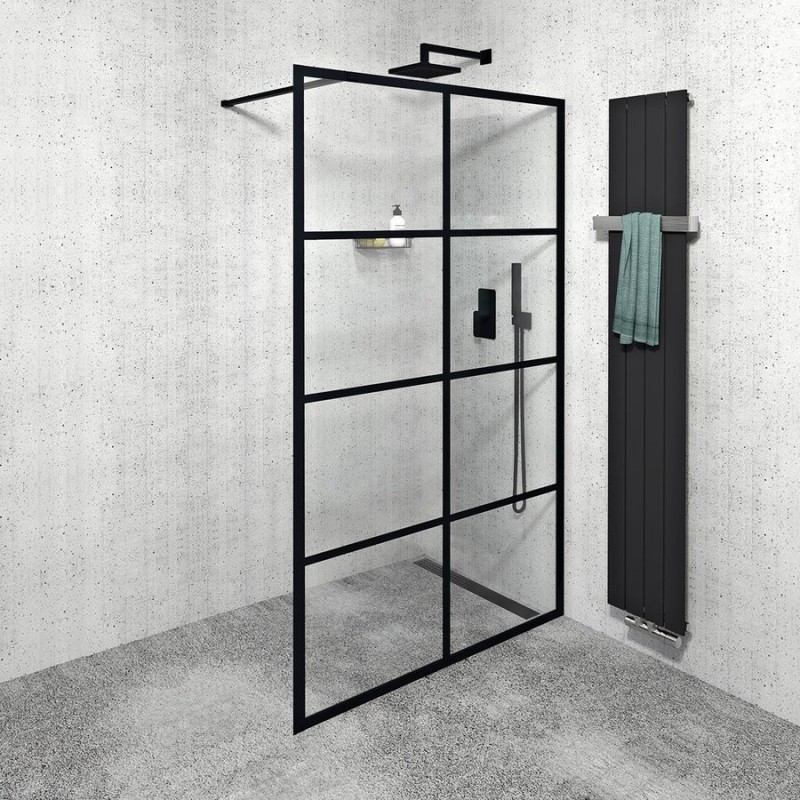 CURE BLACK Vitrine 1400 mm, verre clair