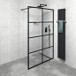 CURE BLACK Vitrine 1400 mm, verre clair