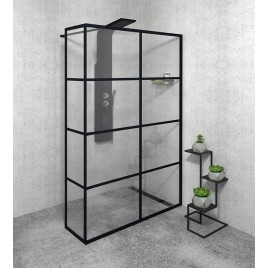 CURE BLACK Vitrine 1400 mm, verre clair