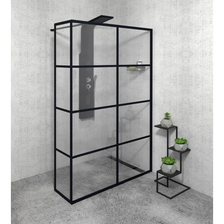 CURE BLACK Vitrine 1400 mm, verre clair