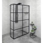 CURE BLACK Vitrine 1400 mm, verre clair